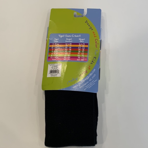 Jeffries Socks Footless Tights, Black, HT 60”-64”, WT 78-110 lbs, Kids 10-14 yrs - Picture 8 of 8